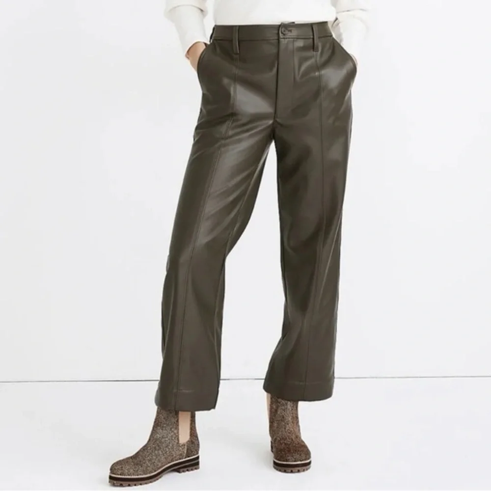 Madewell faux leather pants - Picture 2 of 3
